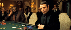 Le Chiffre im Finale des Turniers