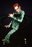 Hinter den Kulissen: Publicity-Foto von Jim Carrey als Riddler.