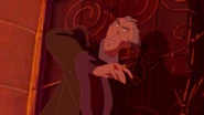 Frollo hinter dem Lavastrom.