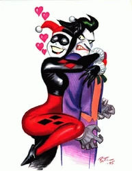 Harley Quinn und ihr "Pupsie" - Gezeichnet von Bruce W. Timm