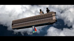 Luthor rettet die Helden