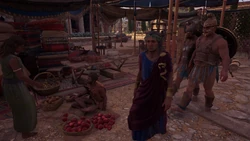 Midas auf der Agora von Argos