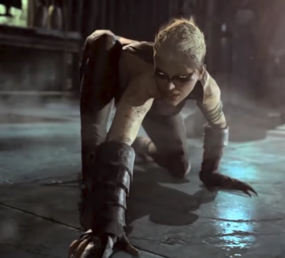 weiblicher Kupferkopf Batman