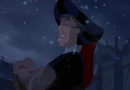 Frollo entsetzt, dass er das Kind großziehen soll, ...