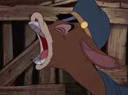 ... doch der Esel kann nur noch i-ahen, ...