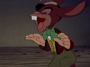 Er lacht Pinocchio aus, ...