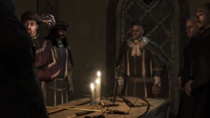 Jacopo mit den Verschwörern