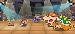 Bowser stellt sich Mario in Falkenring