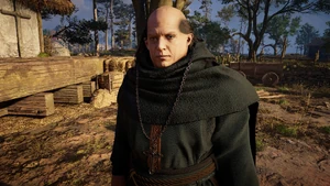 Cynegar auf seinem Hof