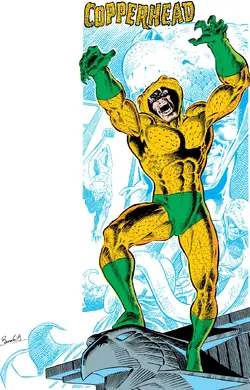 weiblicher Kupferkopf Batman