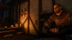 Gaunter wartet in der Taverne