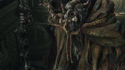 Morgott tritt zum Befleckten hinab