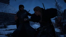Eivor tötet den Greven