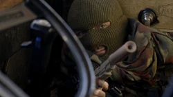 Garrick verschafft sich Zugang zur Anlage