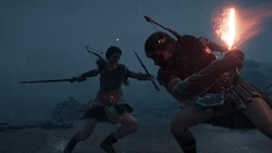 OrkanKampf.jpg (215 KB) Der Orkan bekämpft Kassandra