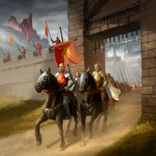 Tywin und Jaime reiten in den Krieg