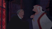 Frollo packt den Erzdiakon ...
