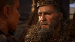 Burgred verspricht Eivor die Rache der Eiferer