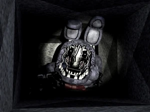 Bonnie in the Vents % 28FNaF% 27s2% 29.webp (12 KB) Bonnie crawling in the vents.
