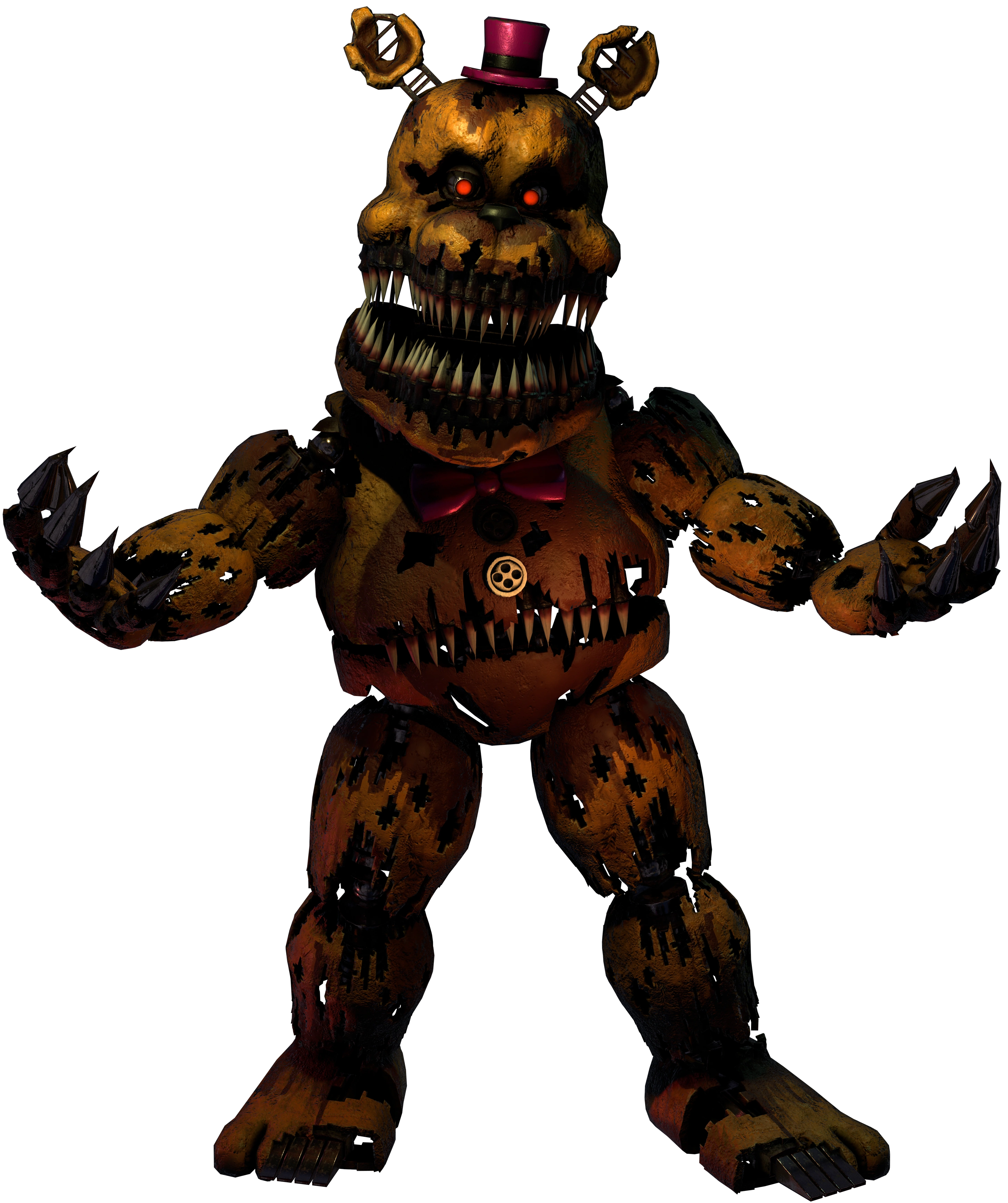 I like how nobody noticed just how large Nightmare Fredbear is