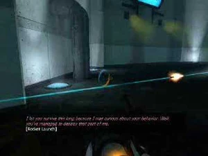 GLaD0S portal 1 boss battle.