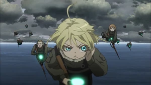 Tanya with her squadron.