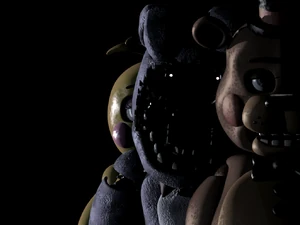 FNAF2MainMenuFacelessBonnie.png (351 KB) Toy Freddy, Toy Chica and Old Bonnie in the menu.