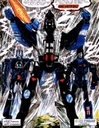 Cyclonus (right), Galvatron and Scourge arrive in 1986 in Target 2006.