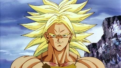 Broly in Second Coming (in his Super Saiyan form).