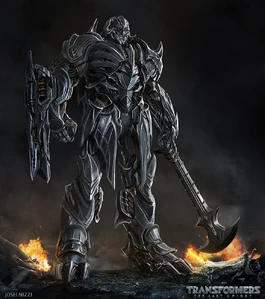 Concept art for Megatron in The Last Knight.