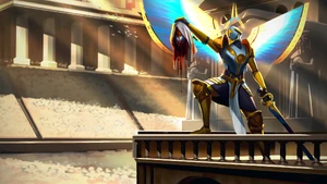 Gabriel showcasing the destruction of the Council to the rest of Heaven, before descending into the underworld to seek out V1 once again.