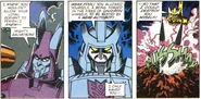 Cyclonus is executed by Galvatron II in Rhythms of Darkness.