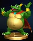 King K. Rool's trophy in Super Smash Brothers Brawl.