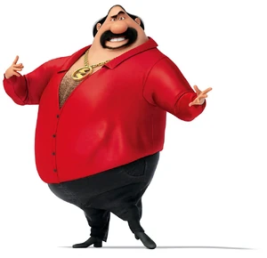 Eduardo as a restaurant owner.