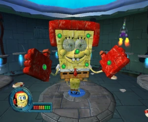SpongeBob SteelPants in the console version.