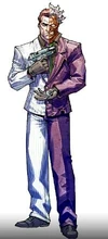 Two-Face as seen in the Character Bios.