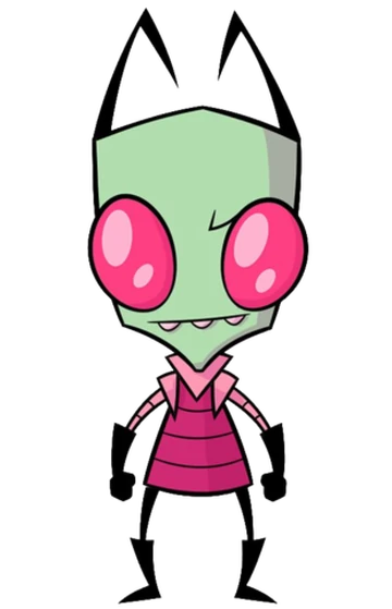 invasor zim gir nerd