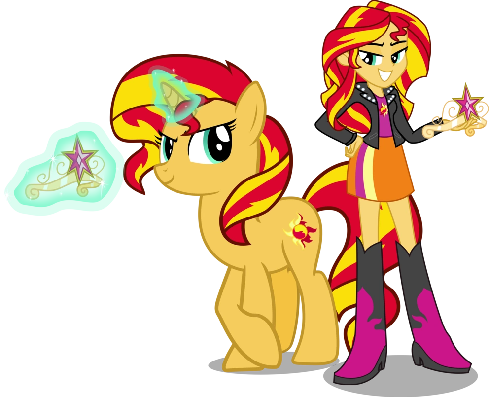 sunsetshimmer by kaikoinu | My Little Pony: Equestria Girls | Know Your Meme
