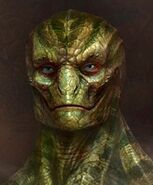 Concept art of Supreme Leader Snoke.