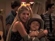 Fletcher and Paisley hugging