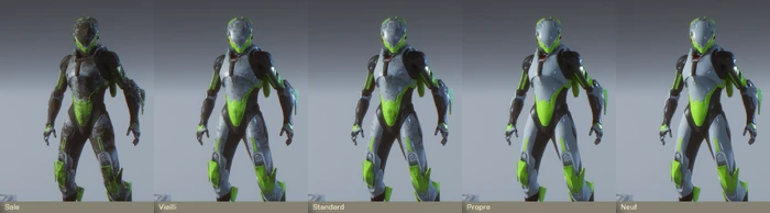 État d'usure comparatif 3