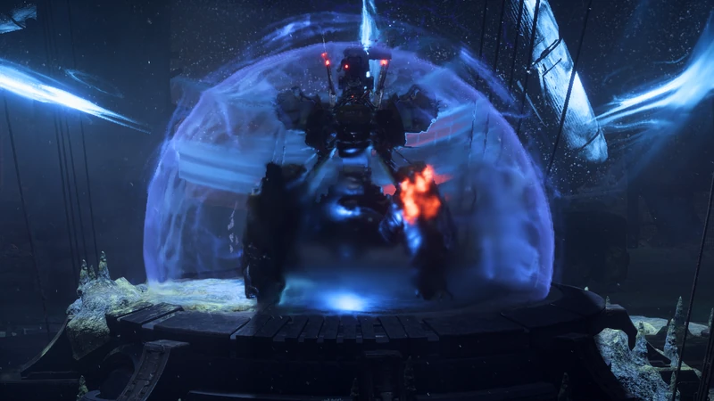 A Close up of Scelos being Shielded