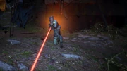 Outlaw Rocket Trooper uses Laser Sight