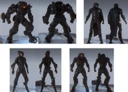 Javelins Painted Black without any Vinyls