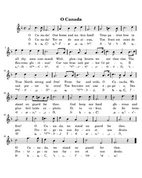 Canada National Anthem Song