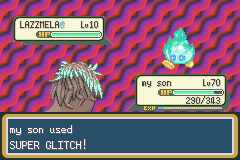 Pokemon Emerald Glitch - Bizarre Glitch move fun 