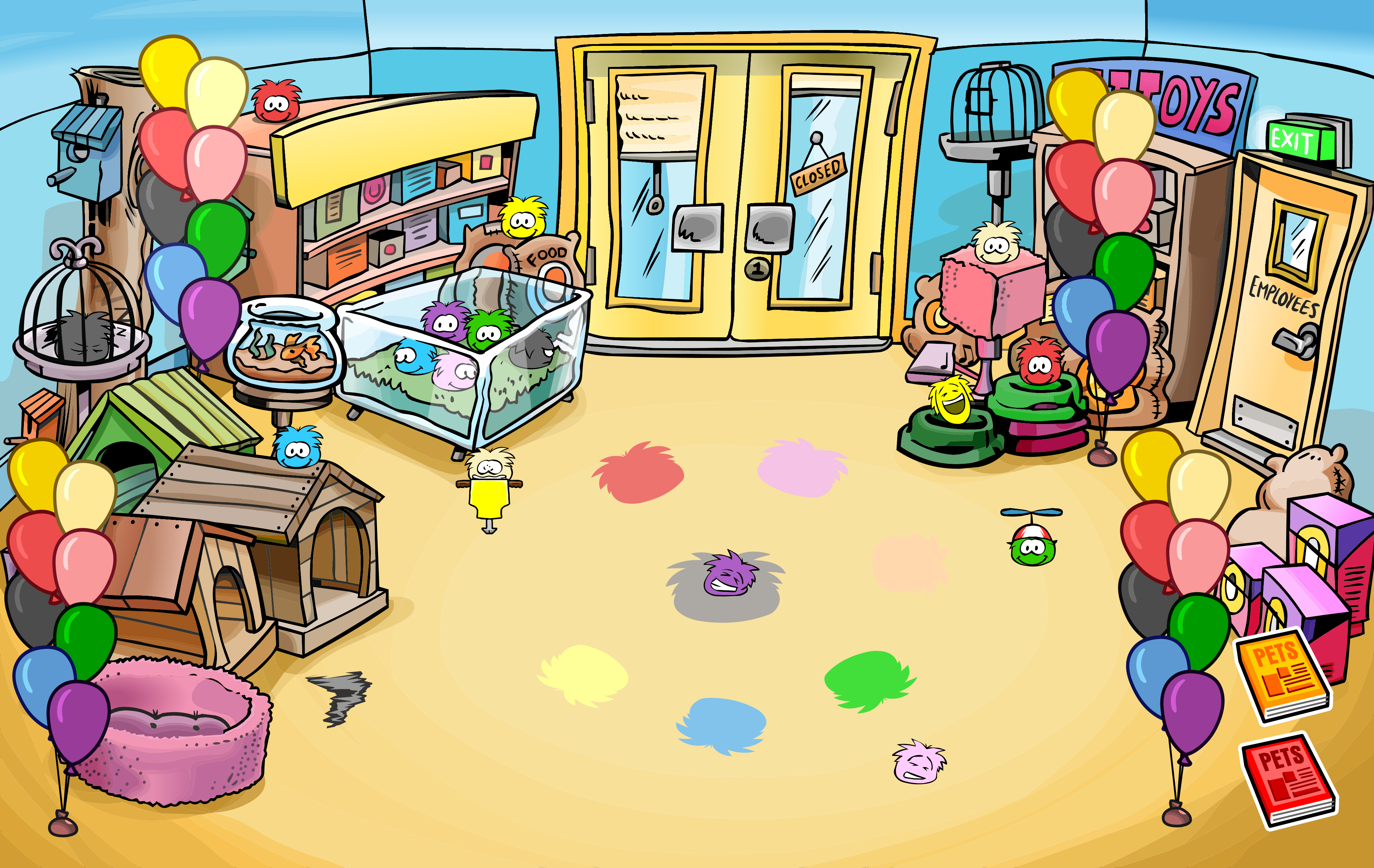 Party Rooms, Club Penguin Wiki