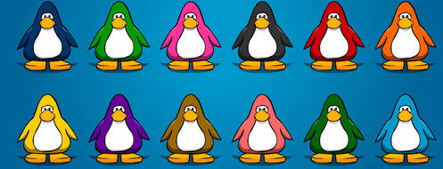 penguin pictures to color