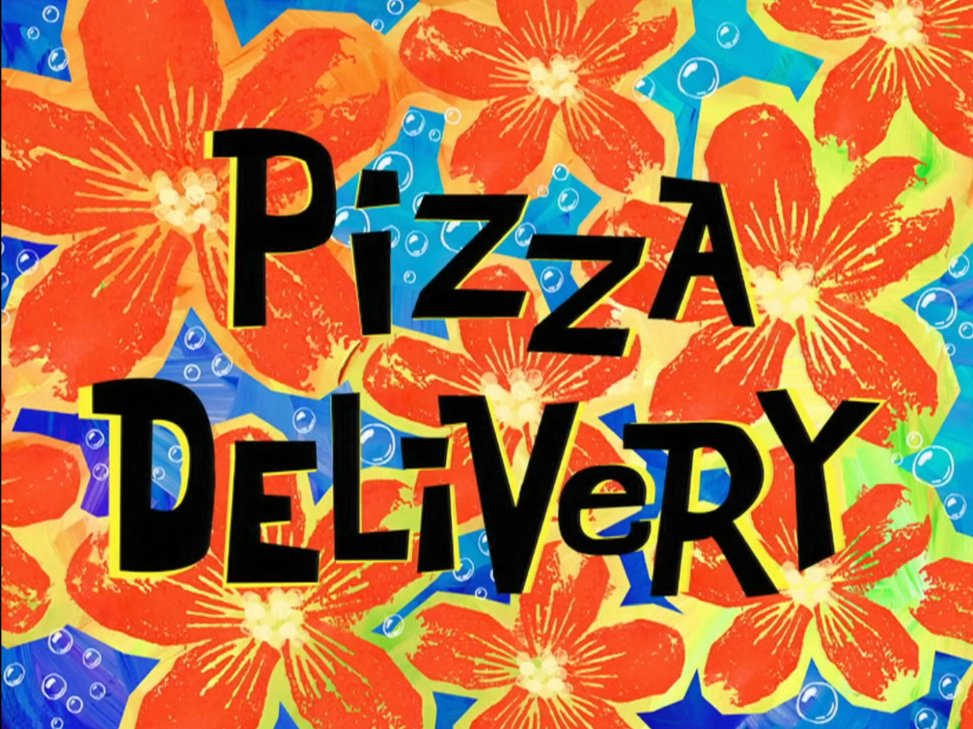 spongebob pizza delivery song