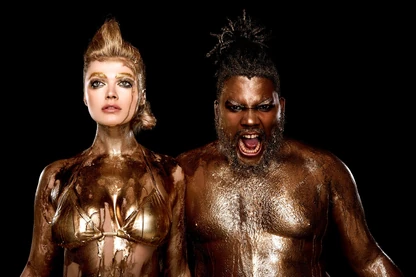 Dripping in Gold with Brawny Men